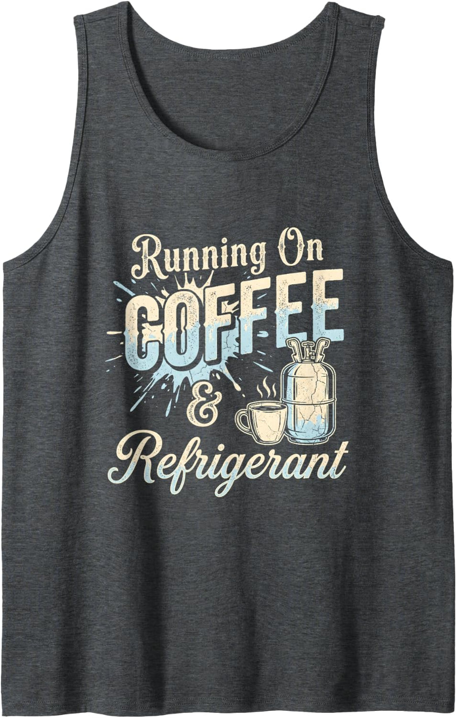 Mechanic Installer Sleeveless Tank Top - Dark Heather Grey
