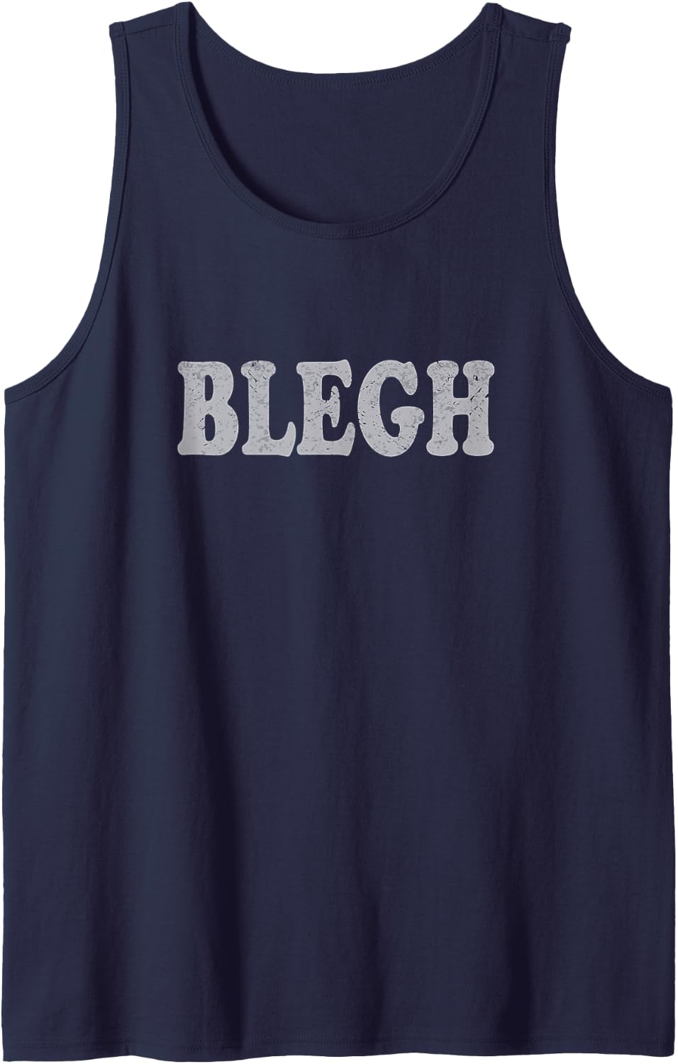 Blegh Metalcore Metal Vocalist Djent Deathcore Tank Top - Navy Blue