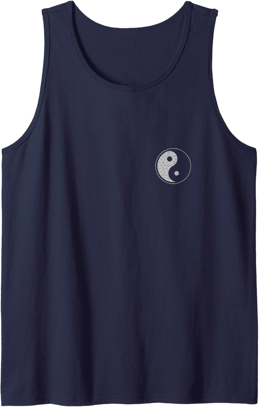 Yin Yang Tai Chi, Qi Gong, Yoga, Wushu, Martial Arts Bagua Zhang Tank Top - Navy Blue