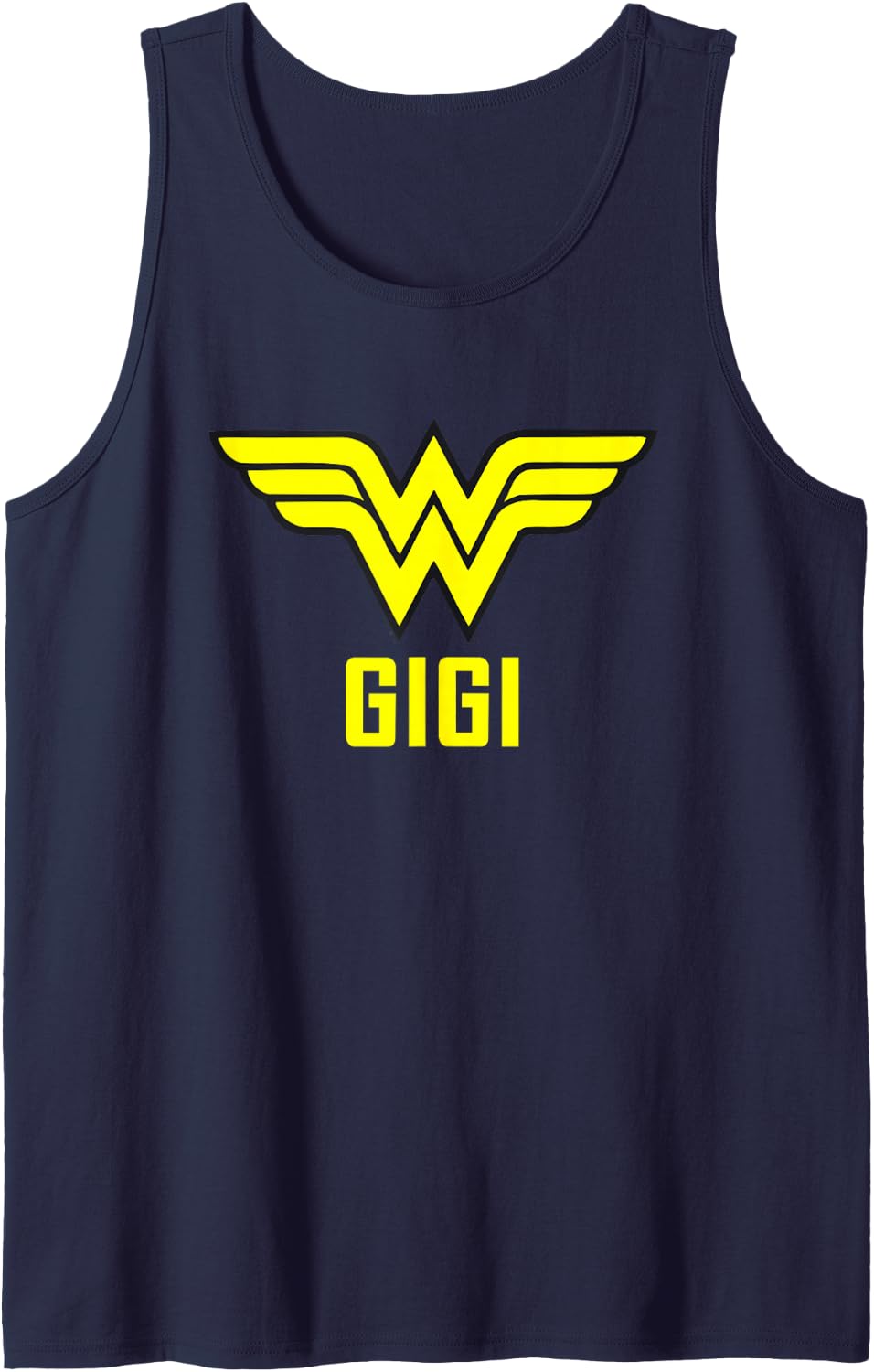 Wonder Woman Wonder Gigi Sleeveless Tank Top - Navy Blue
