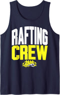 Rafting Crew River Rapids Rafter Sleeveless Tank Top - Navy Blue