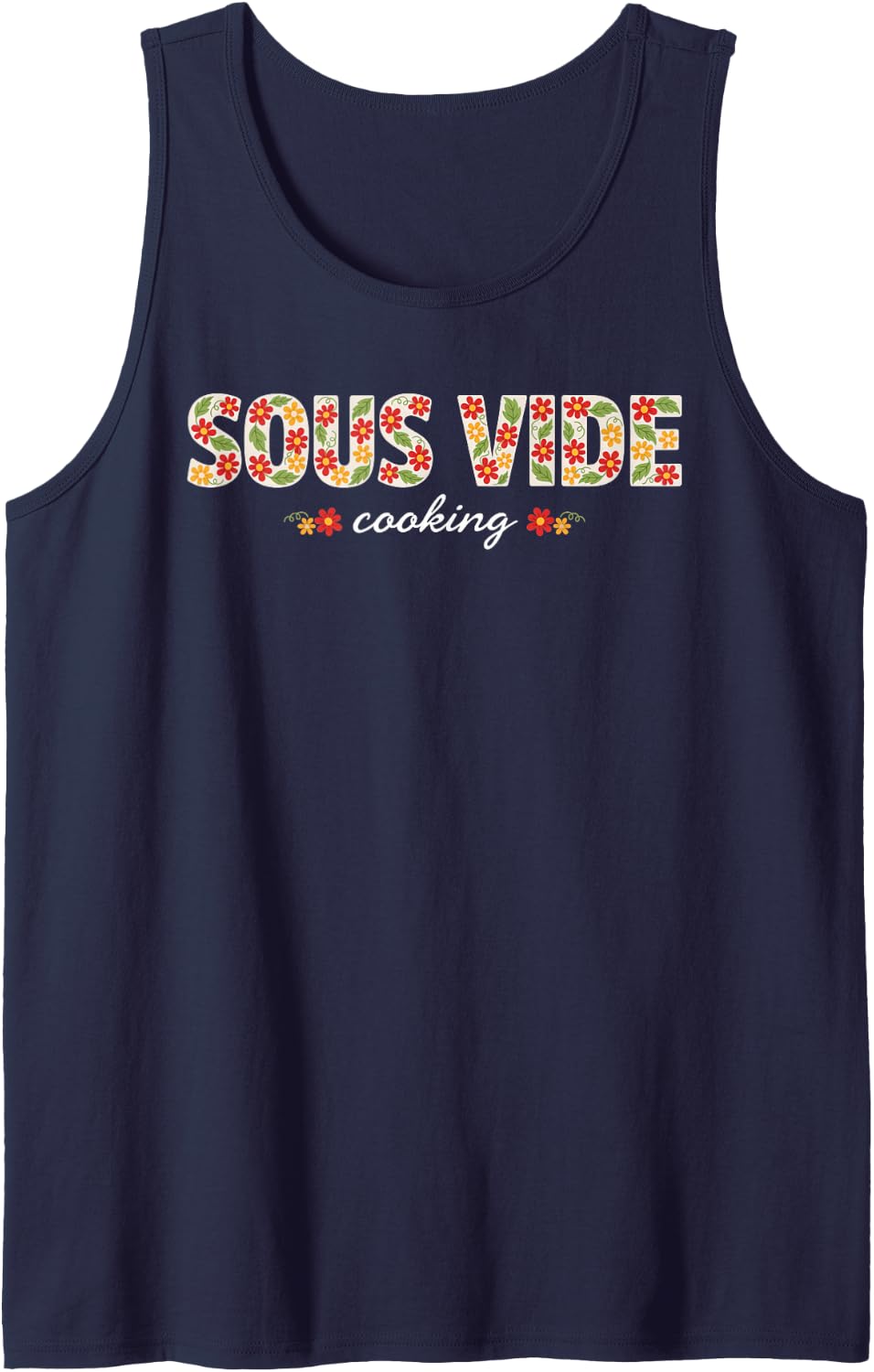 Sous Vide Cooking Precision Water Oven Immersion Chef Sleeveless Tank Top - Navy Blue