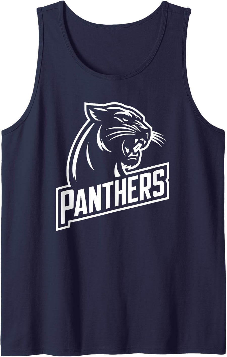 Panthers Mascot 2 for Players and Fans Tank Top - Navy Blue