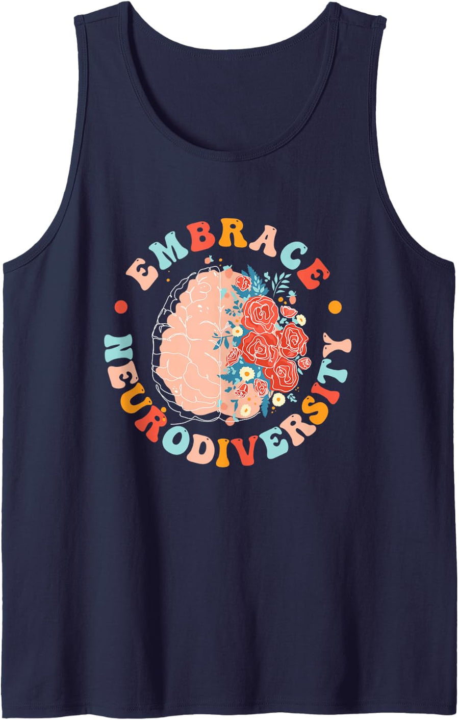 Sleeveless Tank Top - Navy Blue