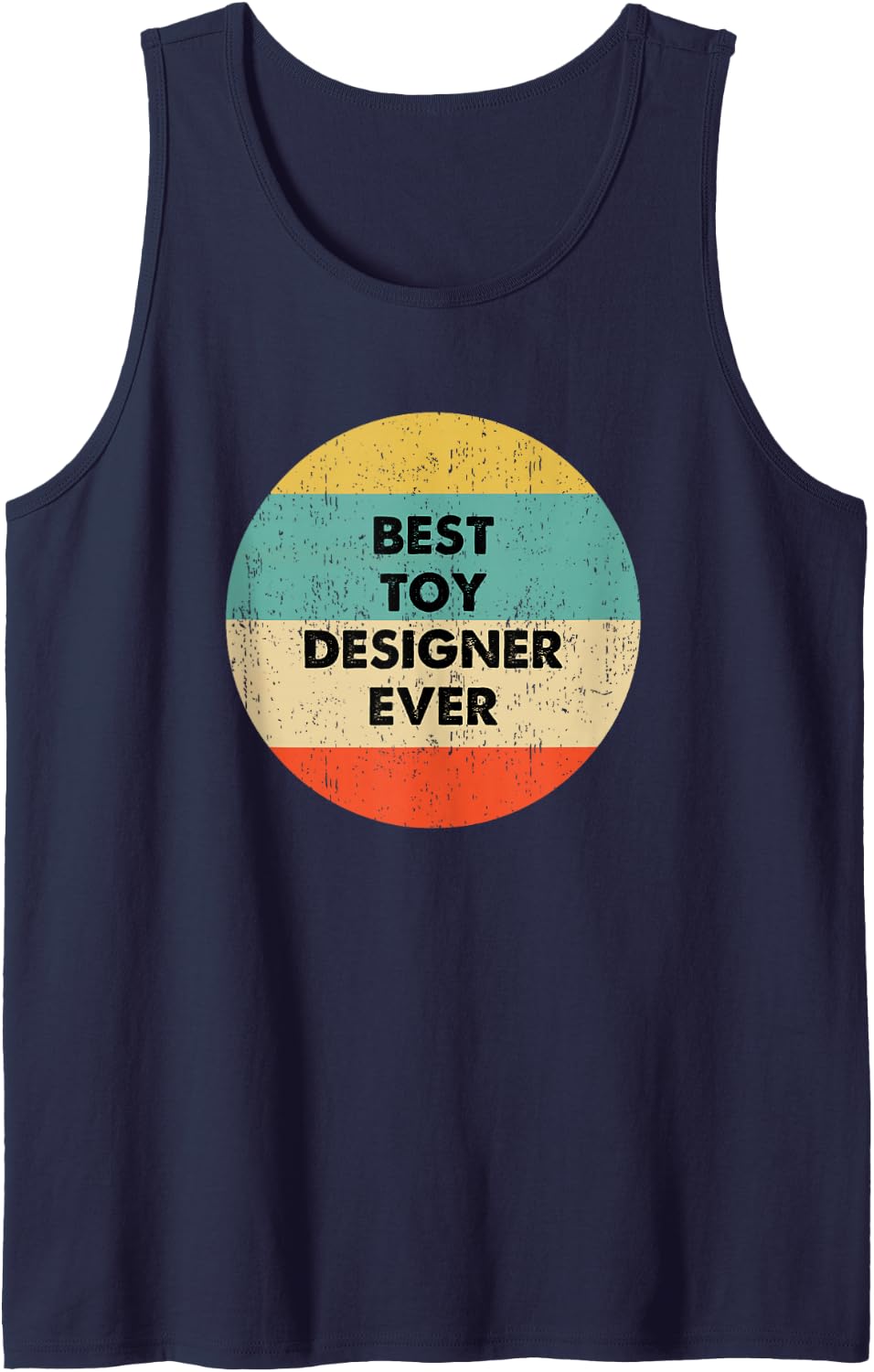 Toy Designer Sleeveless Tank Top - Navy Blue