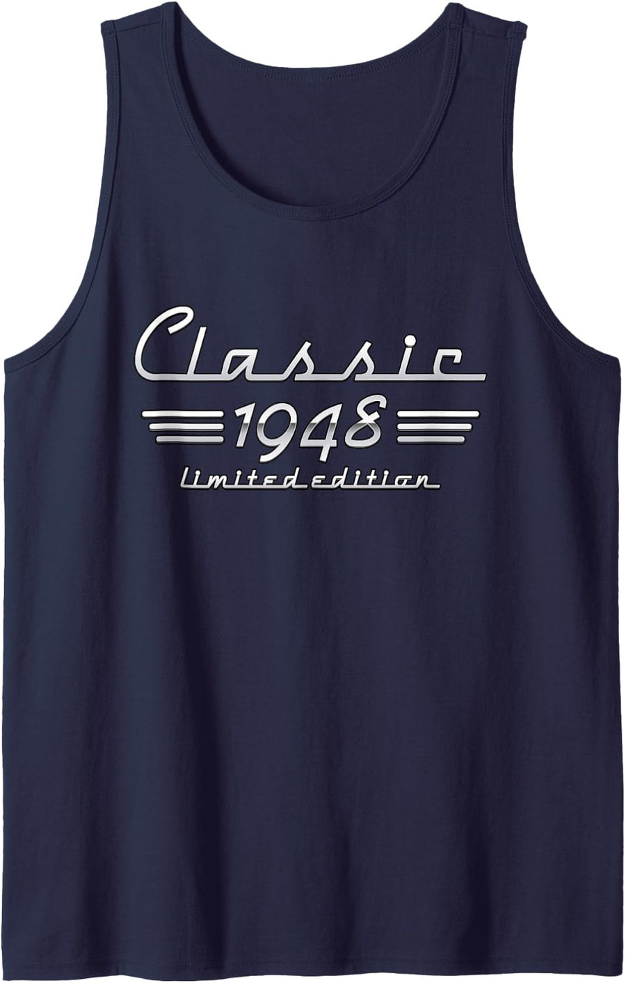 78 Year Old Gift Classic 1948 Limited Edition 78th Birthday Tank Top - Navy Blue