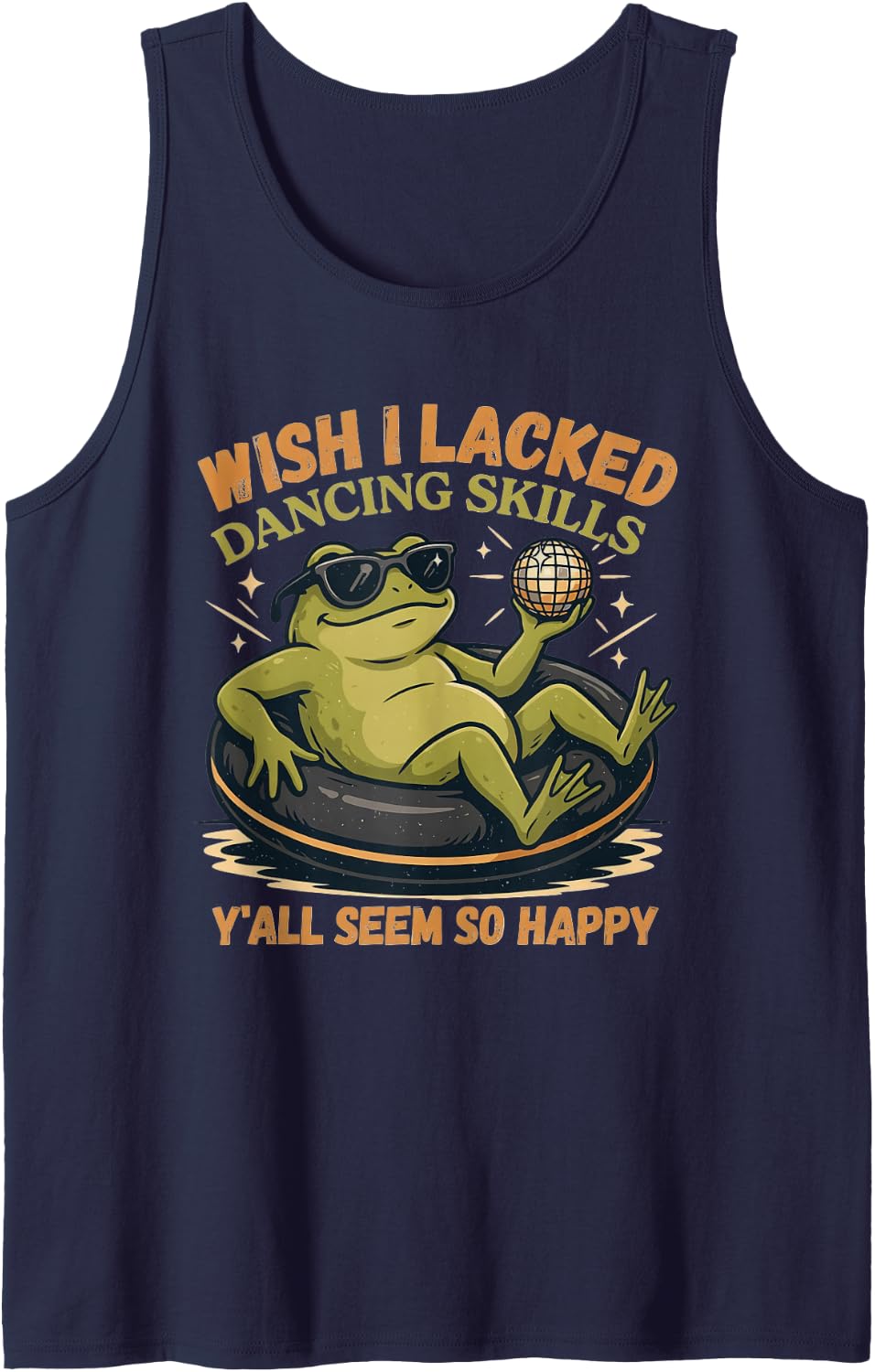 Dancing Dancer Dance Classes Dancers Dances Tank Top - Navy Blue