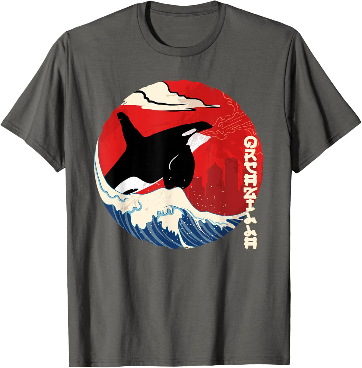 Orcazilla T-Shirt - Asphalt Grey