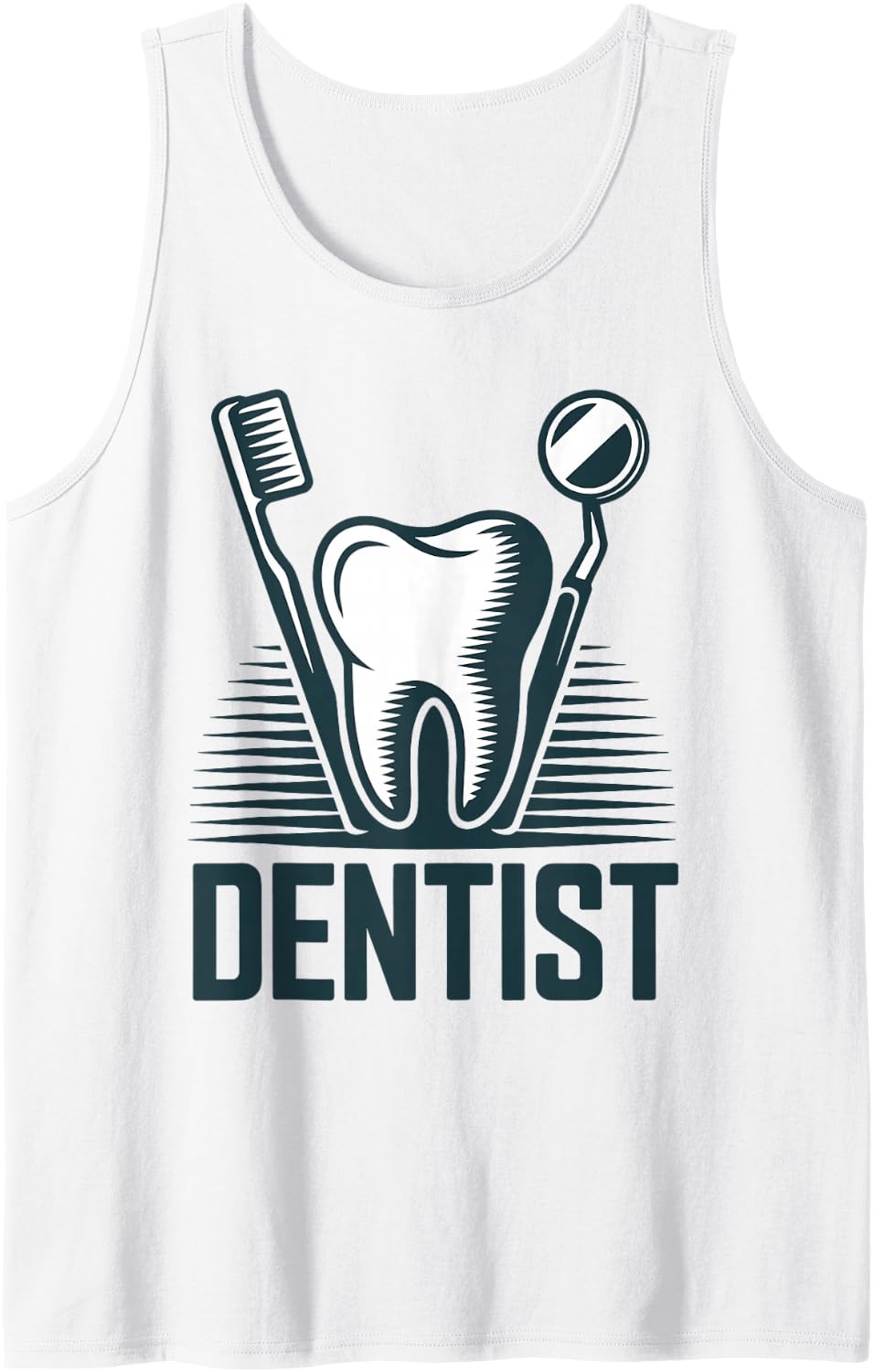 Dentist Dentistry Sleeveless Tank Top - White
