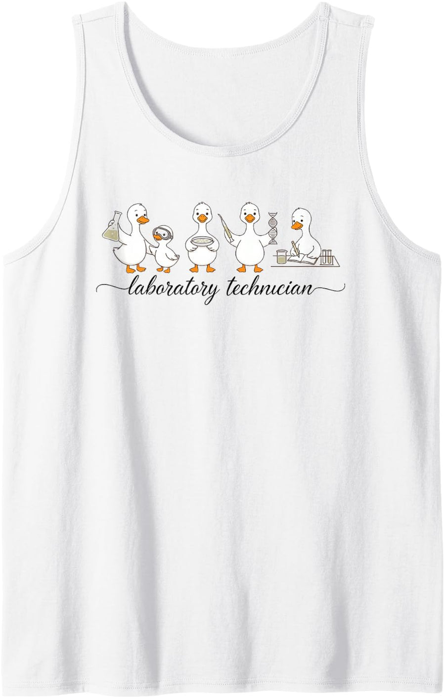 Laboratory Technician Lab Tech Clinical Medical Assistant Tank Top - White