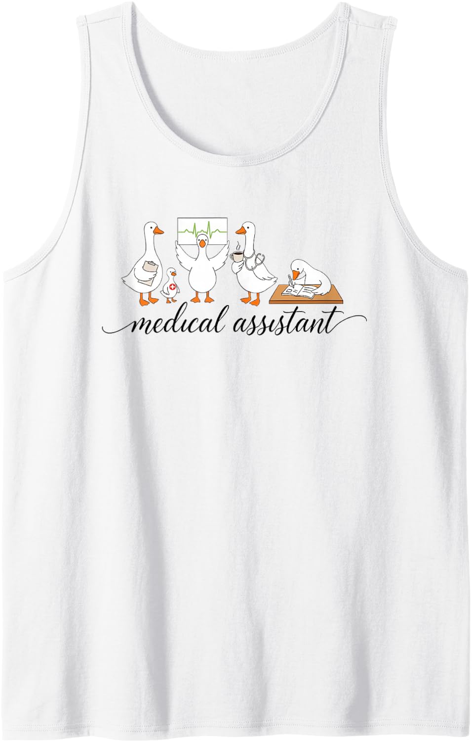 Certified Clinical Medical Assistant Assisting Ma Tank Top - White