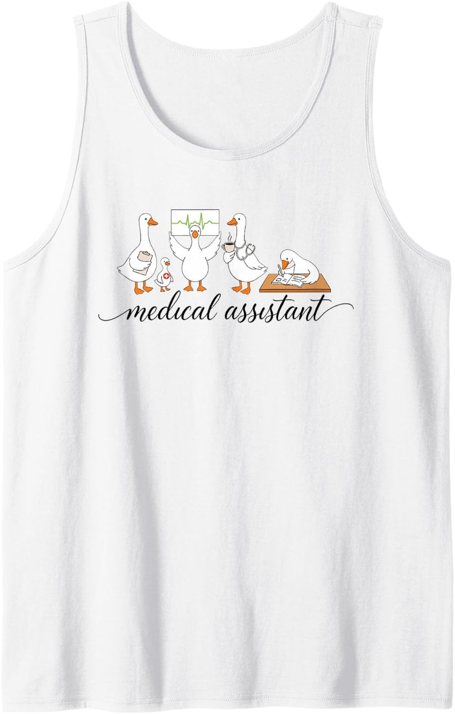 Certified Clinical Medical Assistant Assisting Ma Tank Top - White