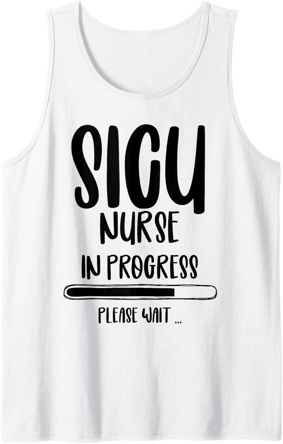 SICU Nurse Squad Surgical ICU Nurses Intensive Graduation Sleeveless Tank Top - White