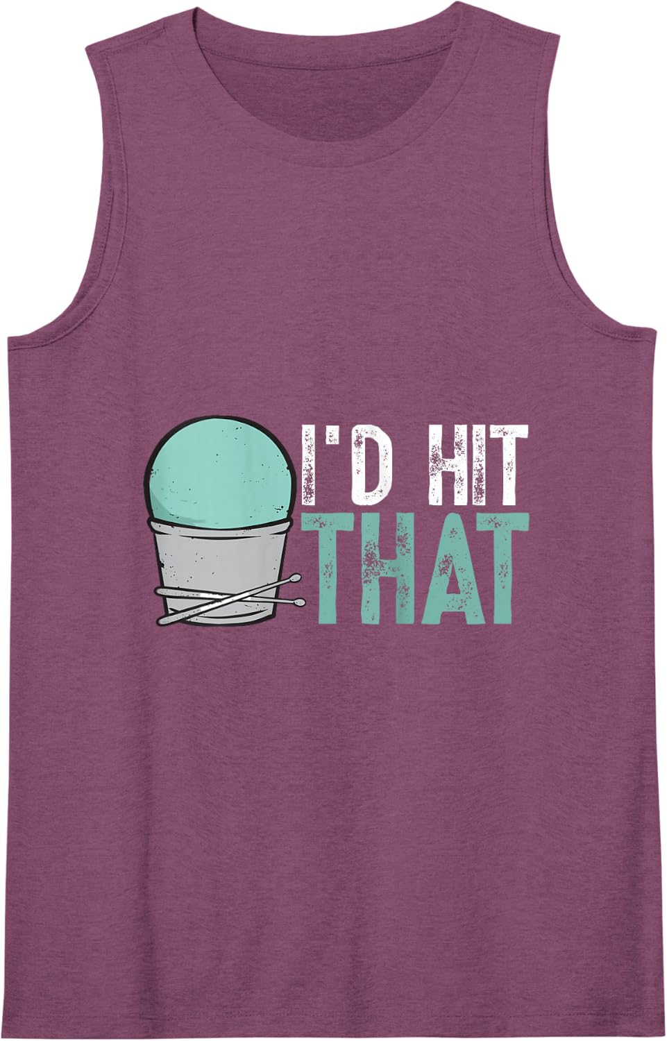 Cardio Drumming Gym Fitness Class Workout Tank Top - Purple