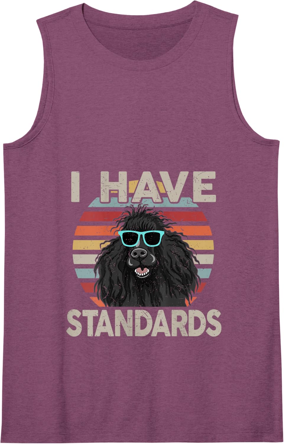 Funny I Have Standard Poodle Tank Top - Purple