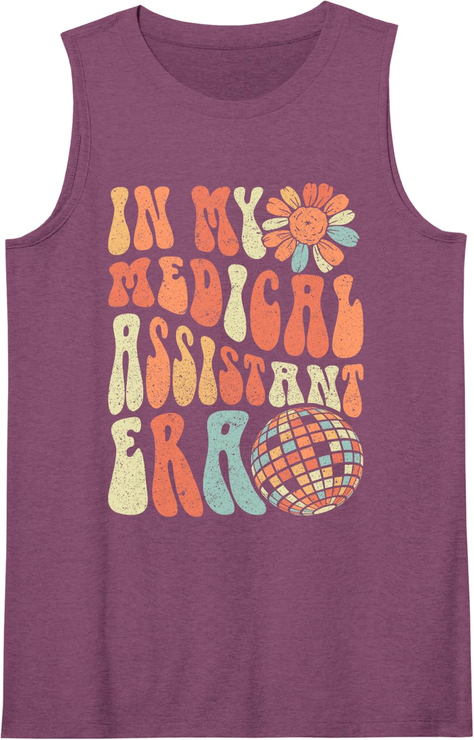 in My Medical Assistant Era Tank Top - Purple