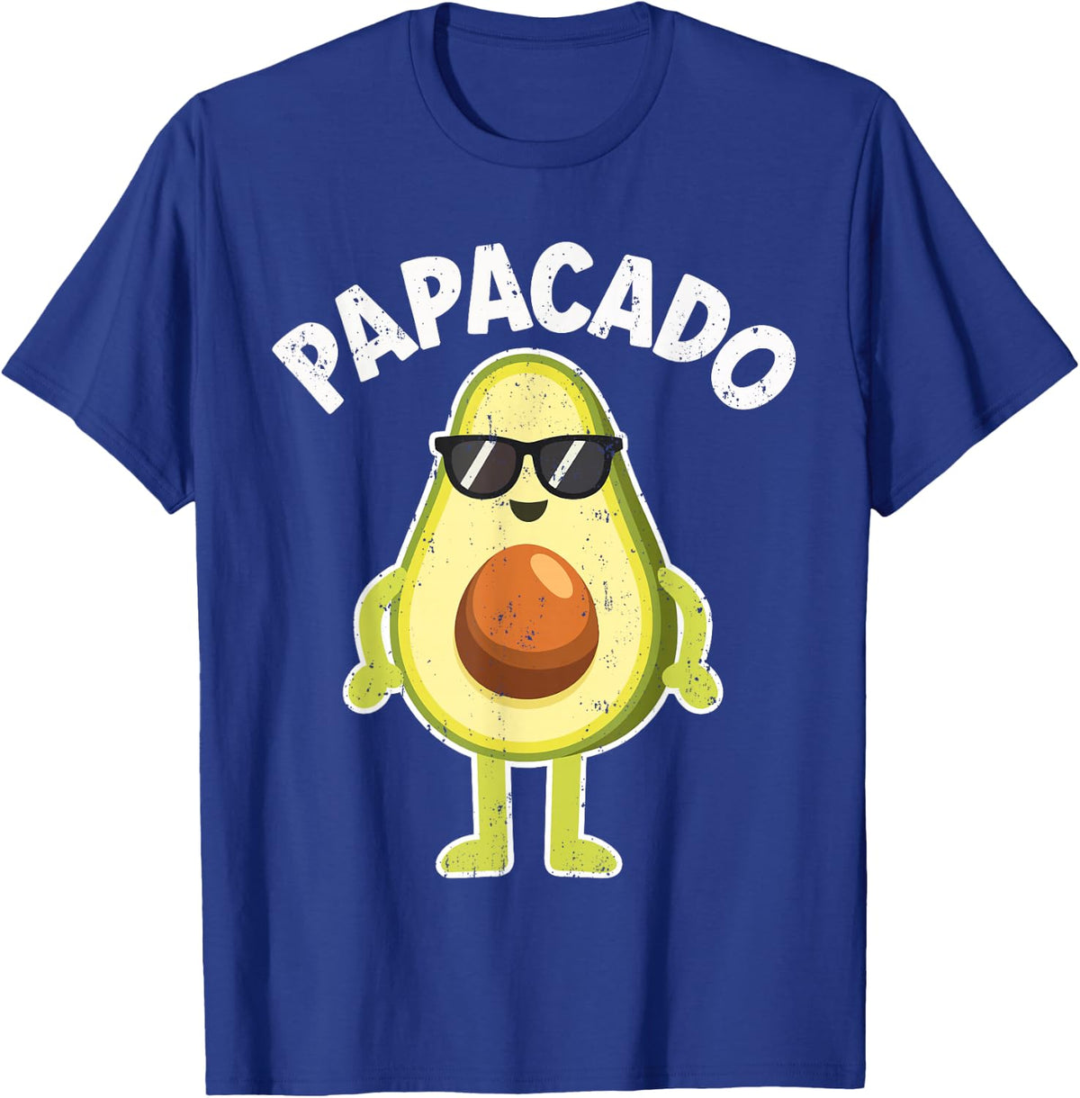 Papacado Shirt Men Avocado Future Dad Pregnancy Announcement T-Shirt - Royal Blue