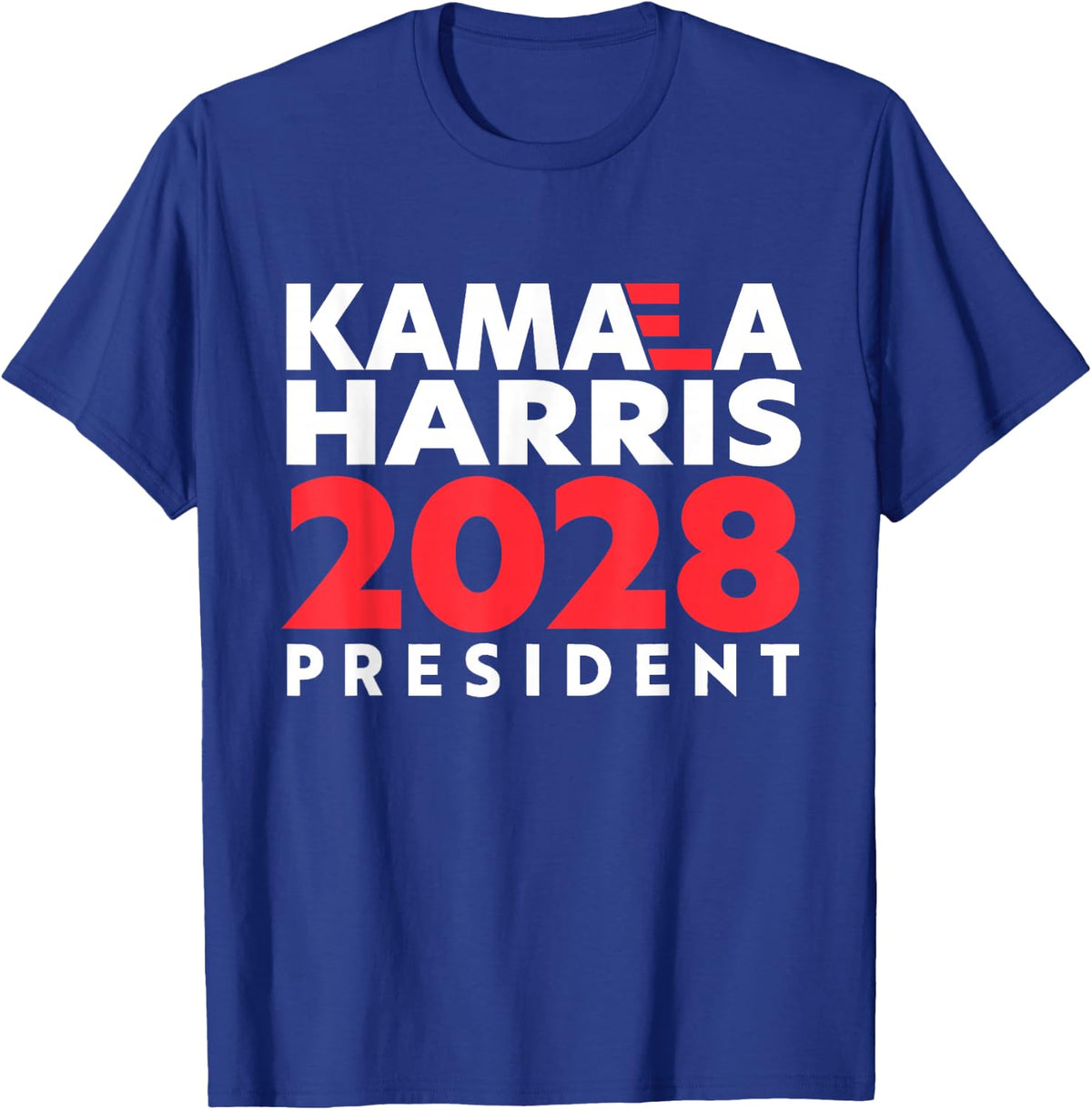 Kamala Harris 2028 President T-Shirt - Royal Blue