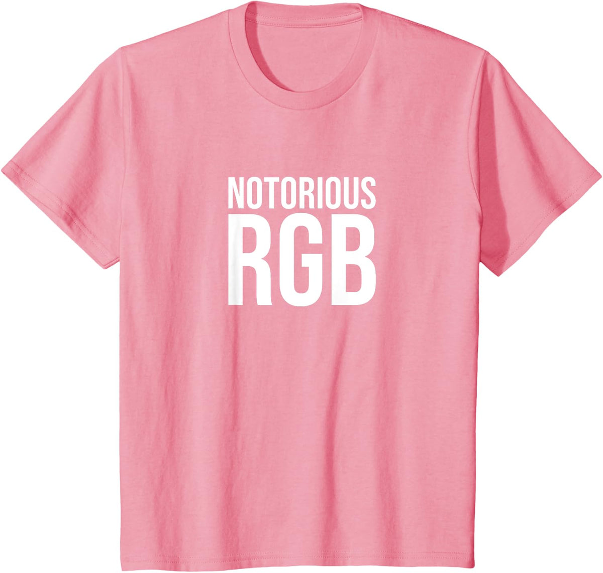 Notorious RGB Design T-Shirt - Pink