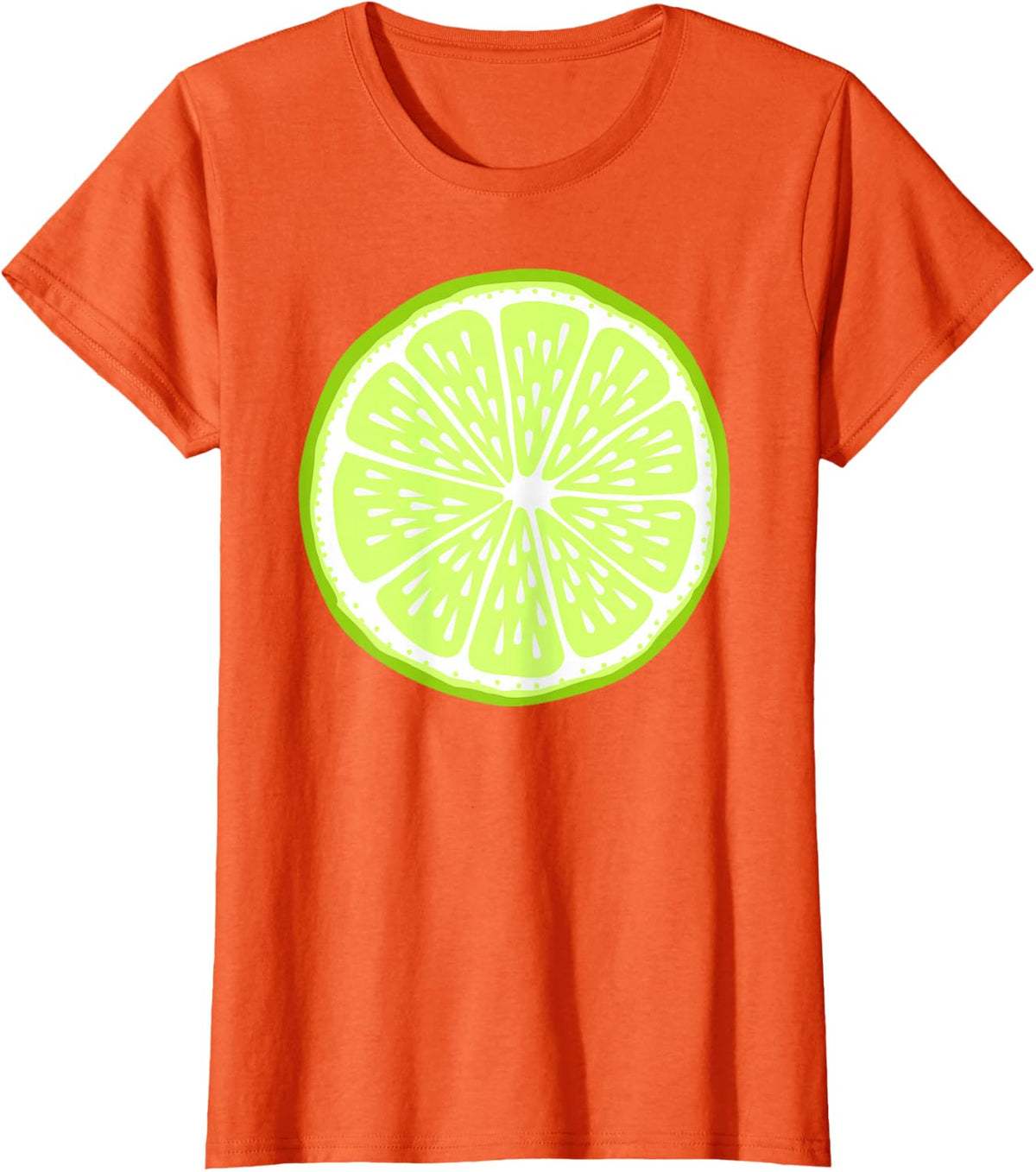 Lime Halloween Costume Pretend I'm A Lime Citrus Fruit T-Shirt - Orange