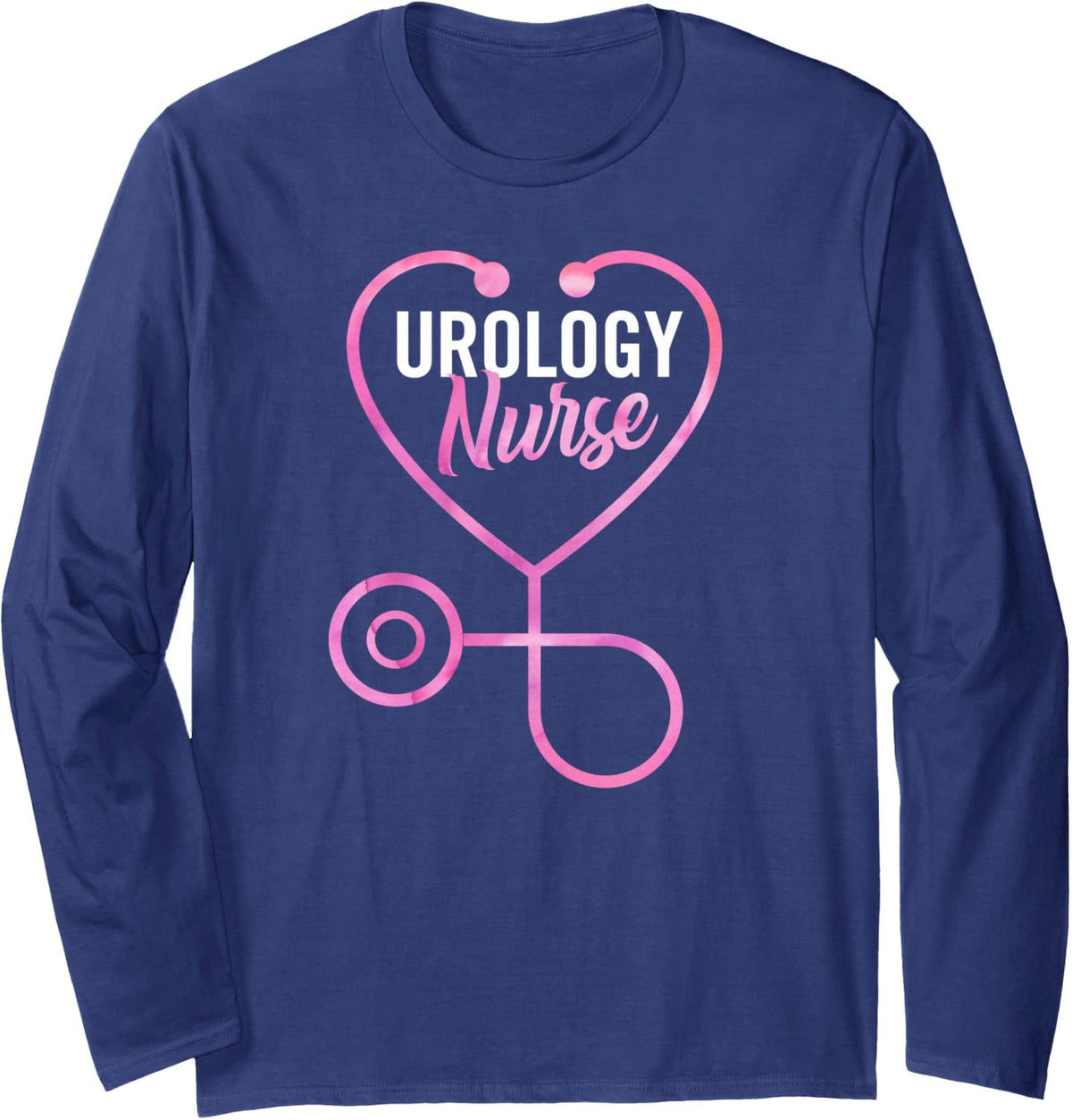 Urology Nurse Practitioner Gift Urology Nurse Long Sleeve T-Shirt - Adult Unisex Navy Blue