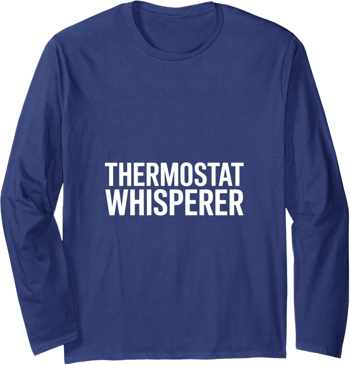 HVAC Technician Commercial HVAC Daily Work Stories Long Sleeve T-Shirt - Adult Unisex Navy Blue