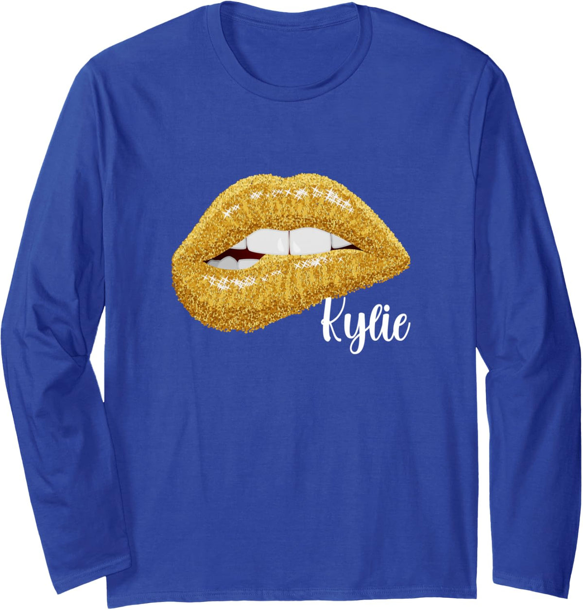 Kylie - First Name Gift Long Sleeve T-Shirt - Adult Unisex Royal Blue