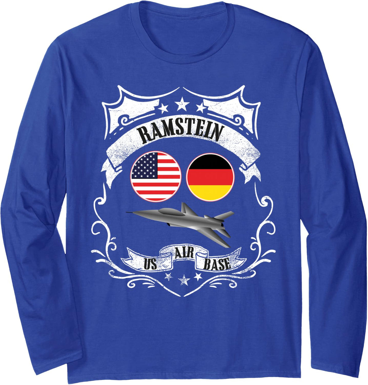 Ramstein Air Base Germany | military gift idea Long Sleeve T-Shirt - Adult Unisex Royal Blue