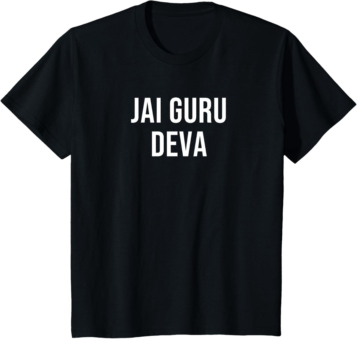 Jai Guru Deva T-Shirt - Black
