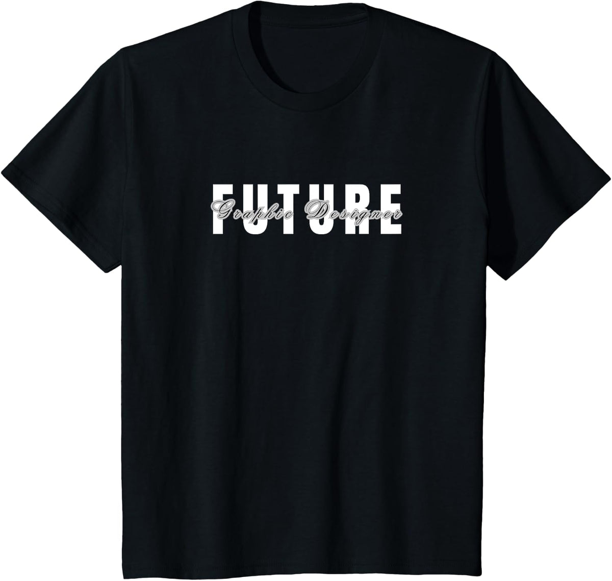 Future Graphic Designer T-Shirt - Black