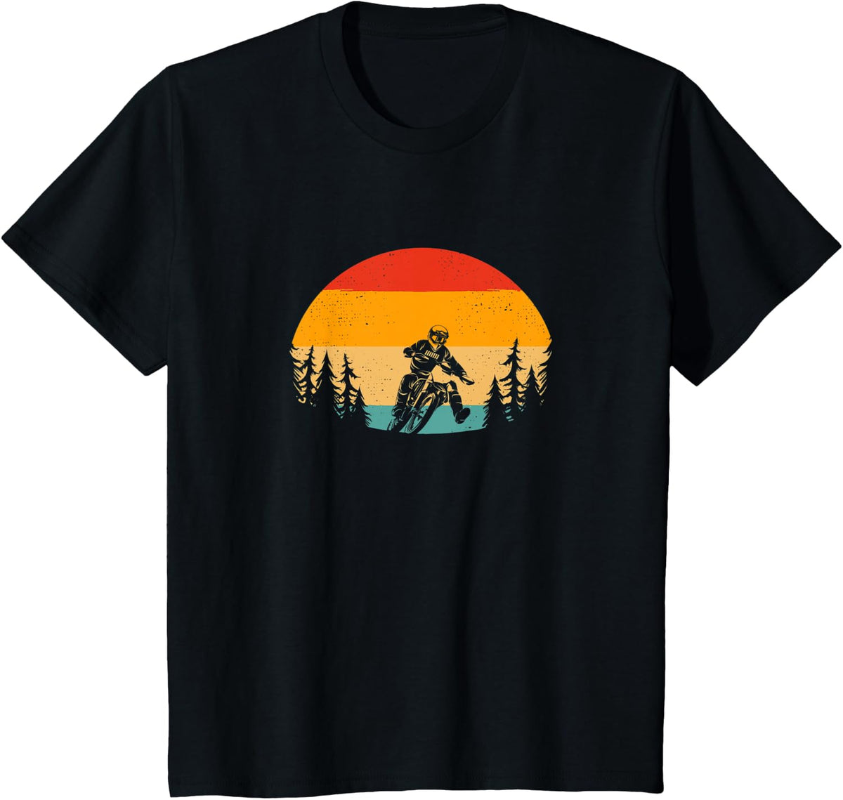 Dirt Bike Motocross Apparel - Motocross Dirt Bike T-Shirt - Black