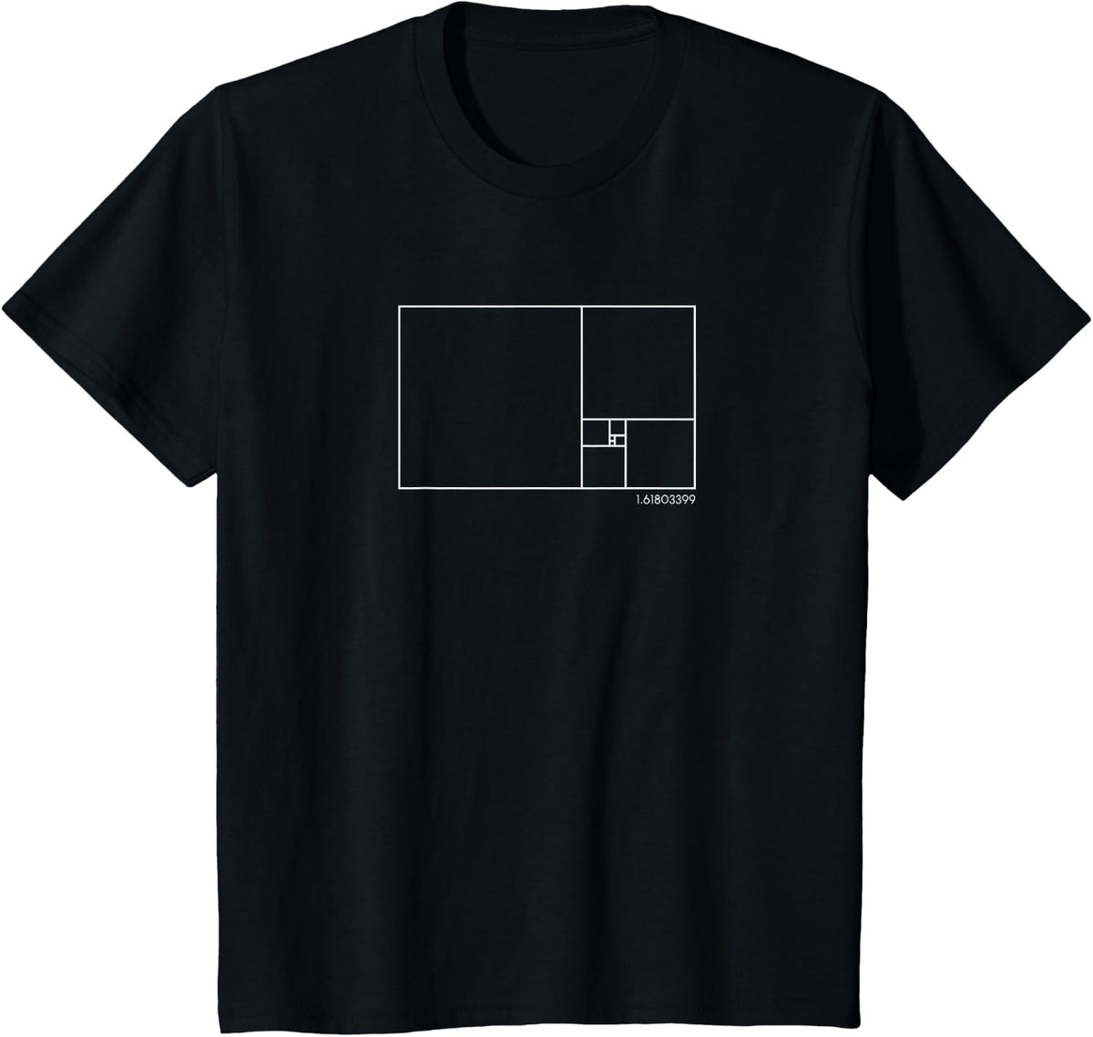 Golden Ratio Architect Gift Tees for Architecture Student T Shirts Math Geometry Design - Black