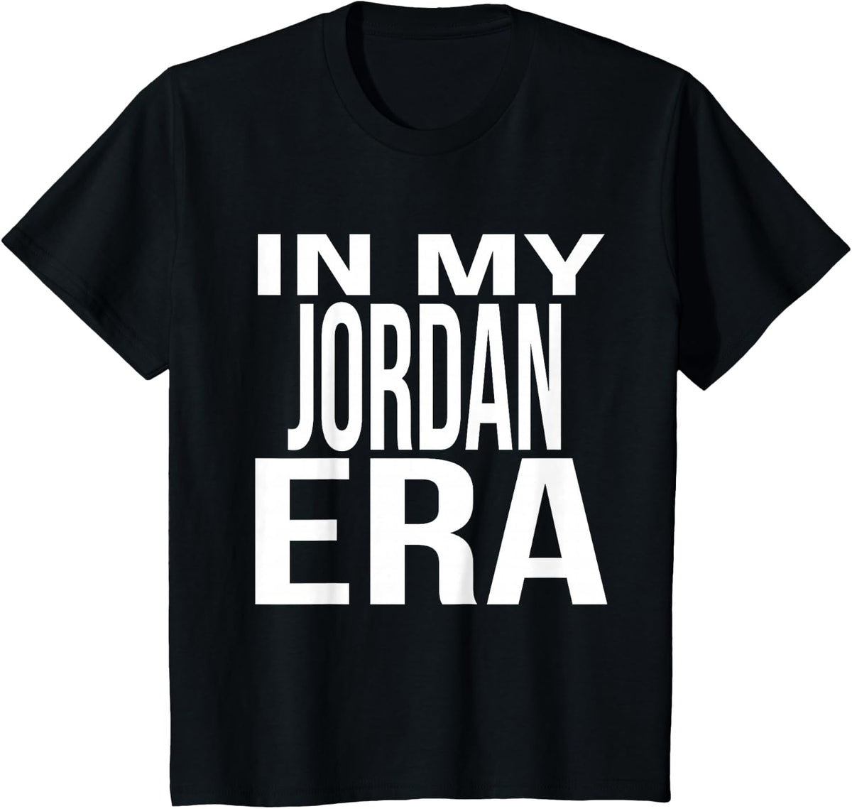 In My Jordan Era Family Reunion Squad First Last Name T-Shirt - Black