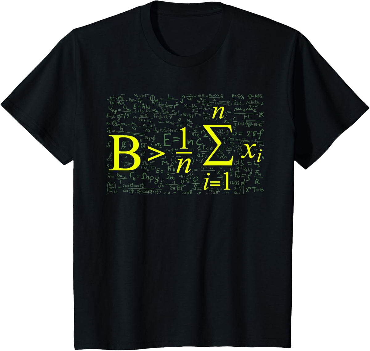 Be Greater Than Average Math Gift Back To School T Shirt T-Shirt - Black