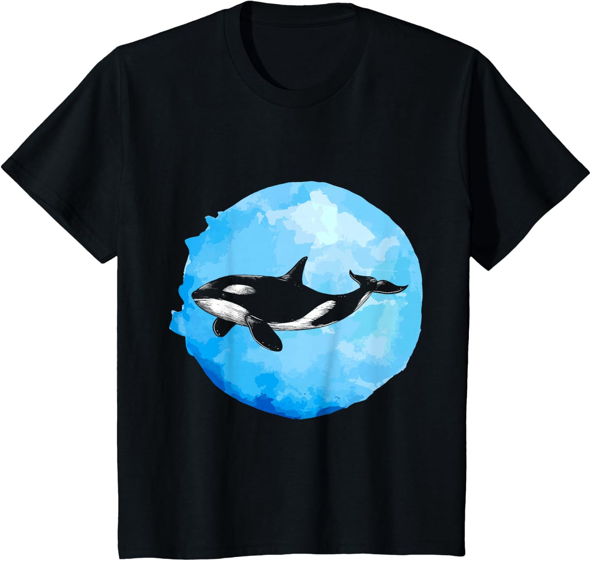Killer Whale Orca T-Shirt - Black