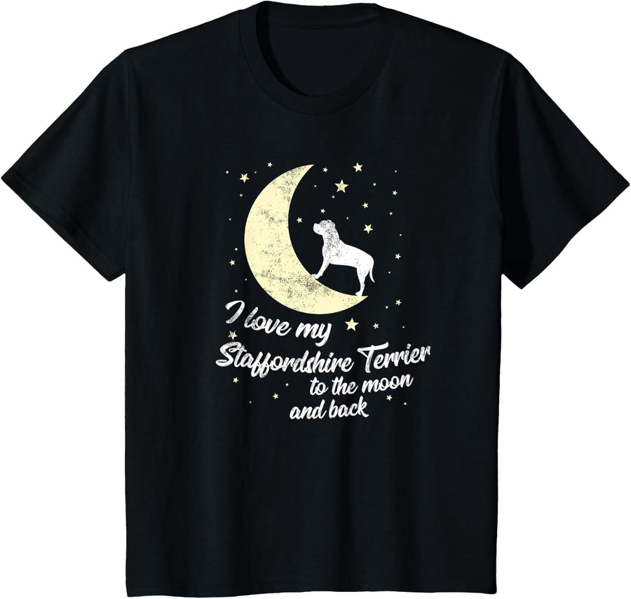 American Staffordshire Terrier T-Shirt - Black