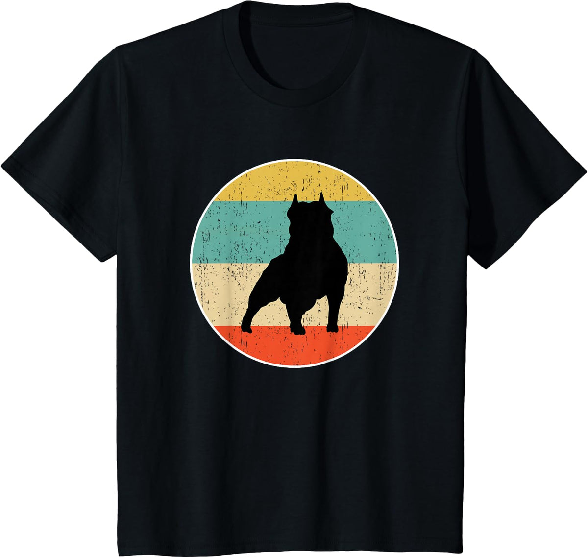 Staffordshire Bull Terrier Dog T-Shirt - Black