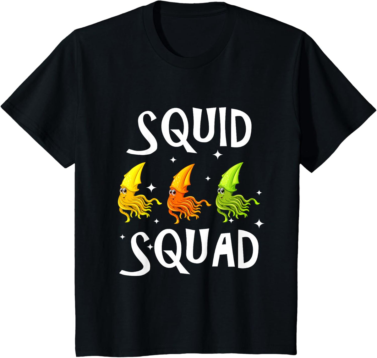 Squid Squad T-Shirt - Black
