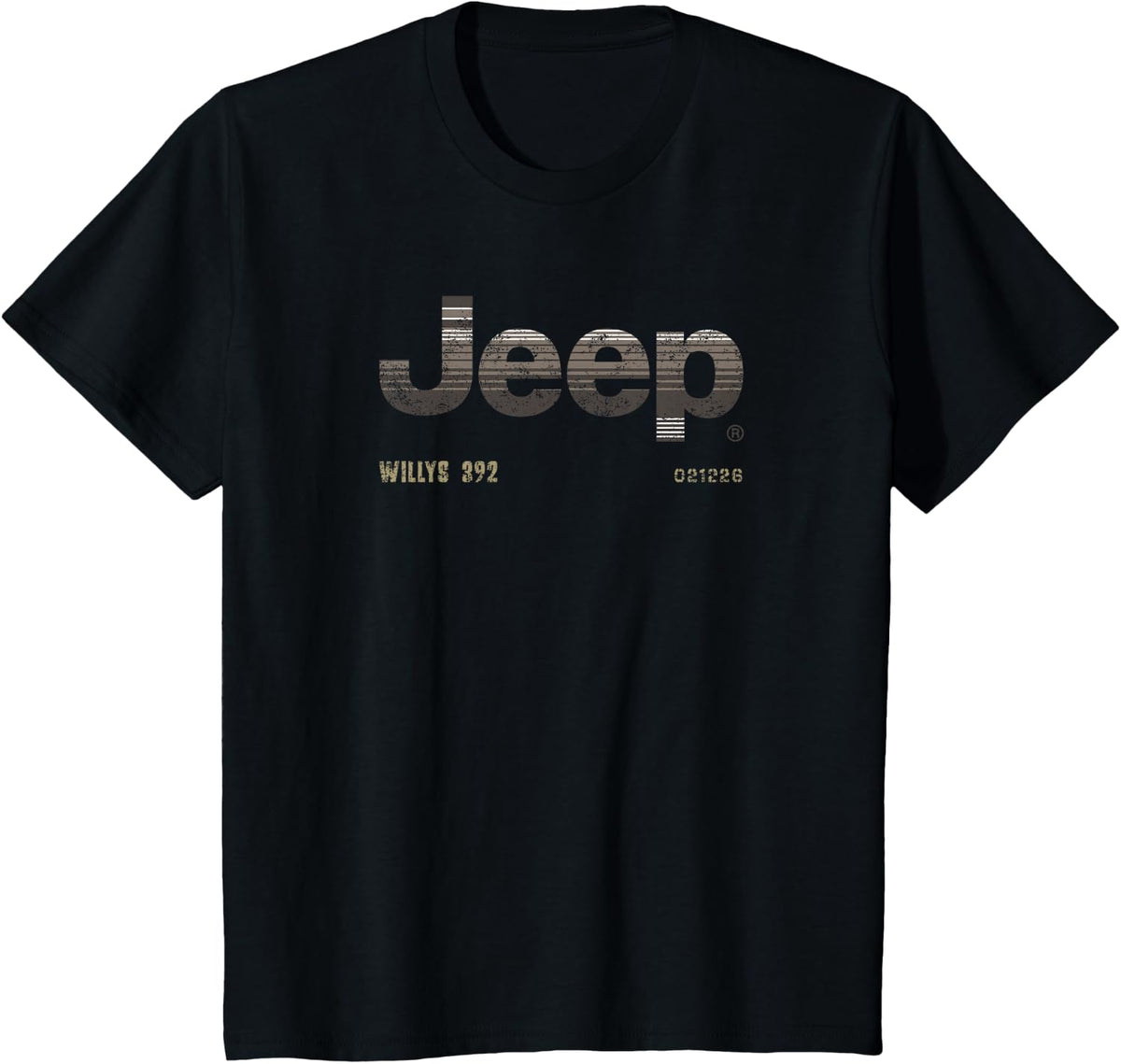 Jeep Twelve 4 Twelve Willys 392 Officially Licensed T-Shirt - Black