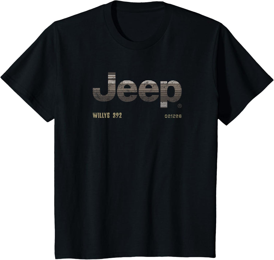 Jeep Twelve 4 Twelve Willys 392 Officially Licensed T-Shirt - Black