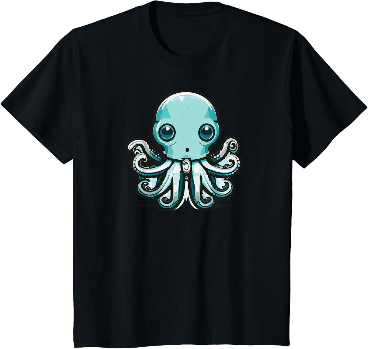 Octopus T-Shirt - Black