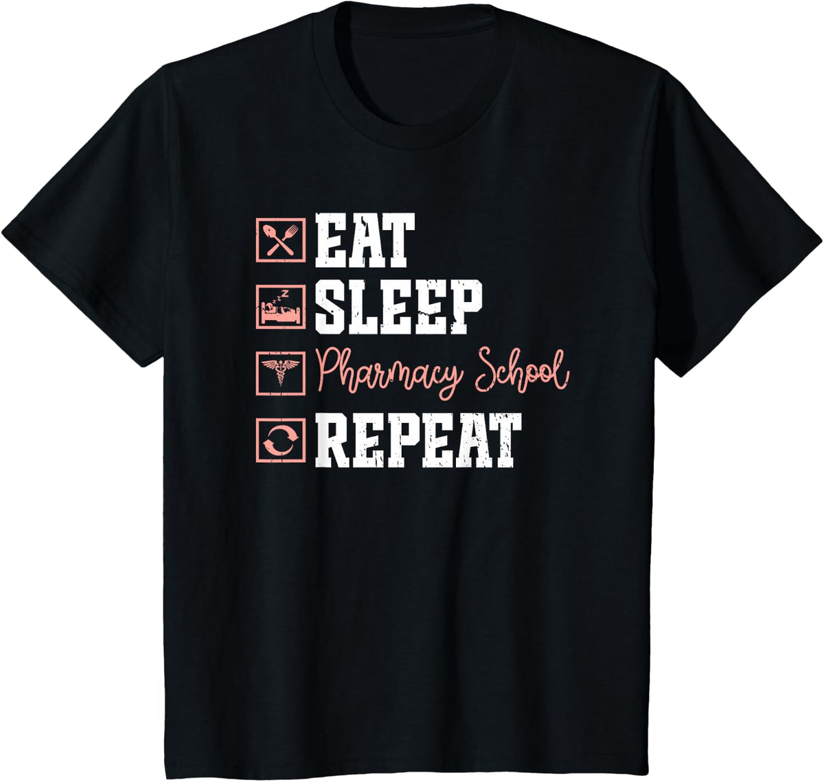 Pharmacist Pharmacy Technician Pharmacy School T-Shirt - Black