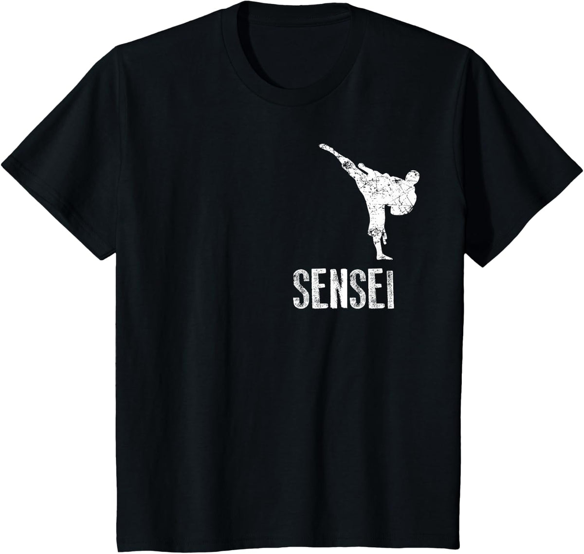 Karate Shirt, Sensei Cool Martial Arts Gift T-Shirt - Black
