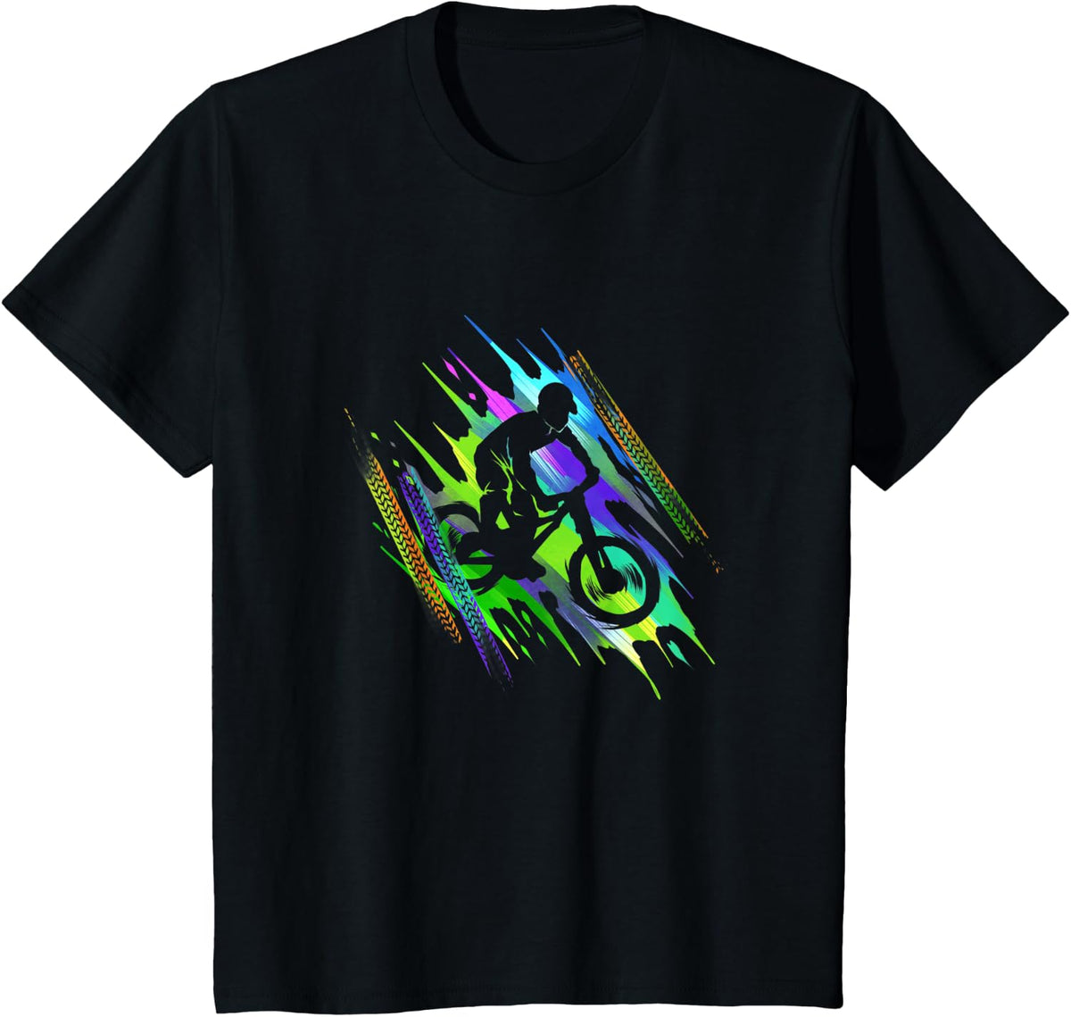 Cycling Lover Bicycle Design Mountain Bike Tour Cycle Trip T-Shirt - Black