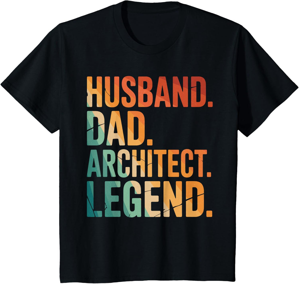 Best Architect Art for Dad Husband Architecture Architect T-Shirt - Black