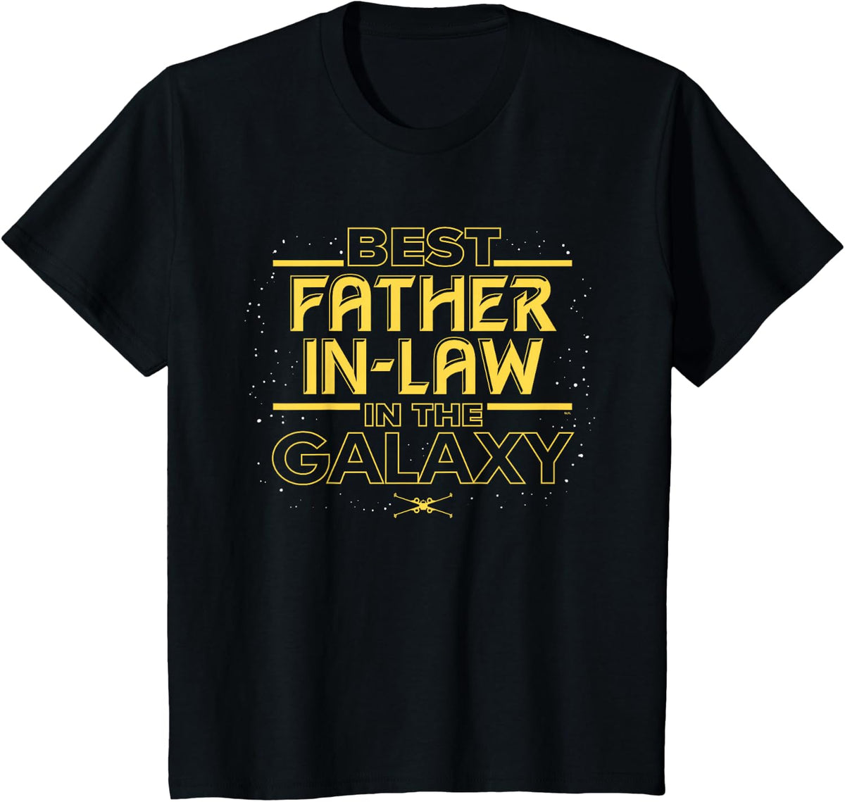 Star Wars Best Father-in-Law in the Galaxy Father's Day T-Shirt - Black