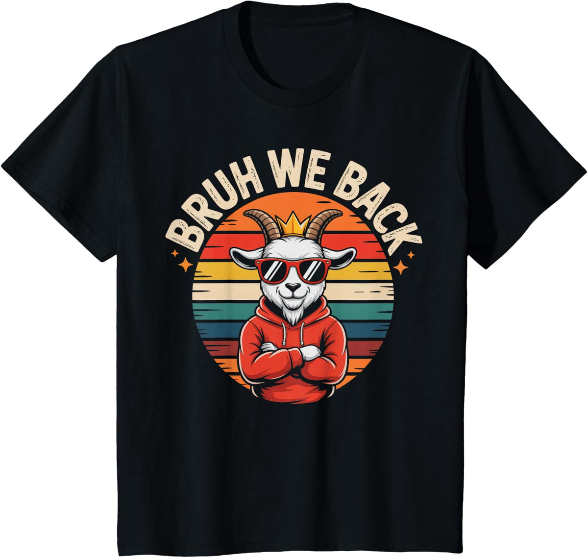 No Cap Bruh WE Back New Year Same Goats Rizz Goated Teacher T-Shirt - Black