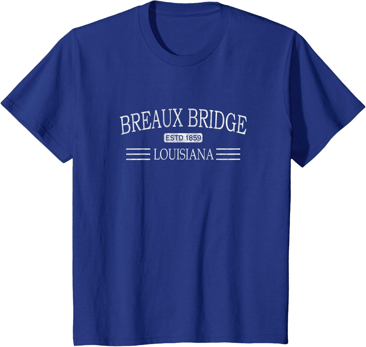 Breaux Bridge Louisiana - LA T-Shirt - Royal Blue