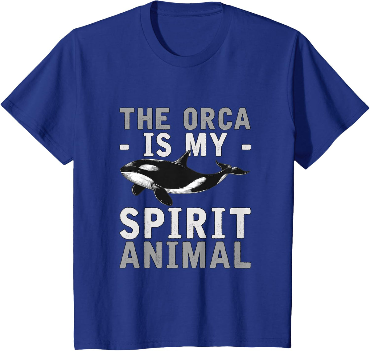 Spirit Animal Ocra Gift Killer Whale T-Shirt - Royal Blue