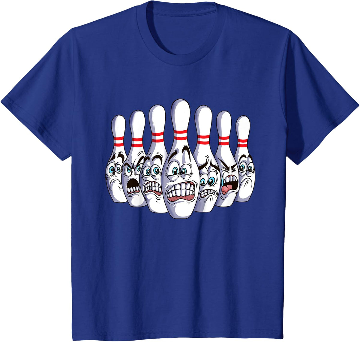 Bowling Fan Bowling Bowling Alley Recreational Sports Bowler T-Shirt - Royal Blue